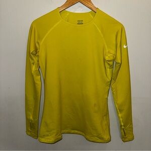 Nike Pro Neon Yellow Performance Shirt Women’s Size Medium